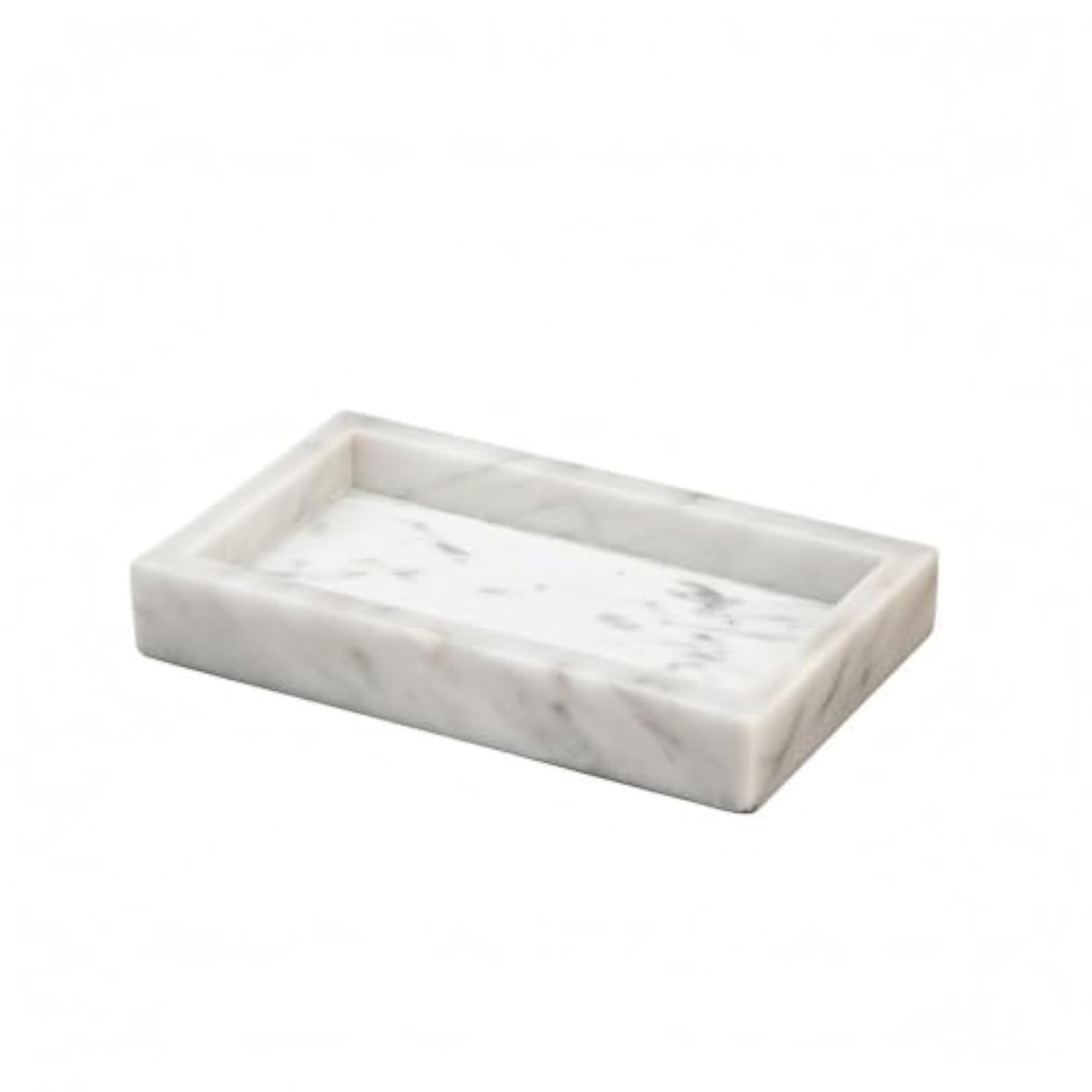 Versatile Marble Vanity Tray, Elegant Marble Design
